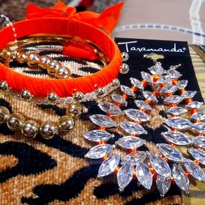 Earrings & bracelet combo